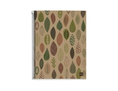 Miquelrius Notitieboek - leaves - a4 geruit - 120 blz