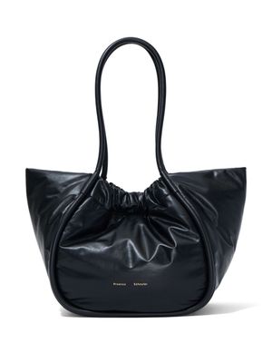 Proenza Schouler sac cabas en cuir à fronces - Noir