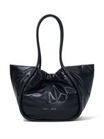 Proenza Schouler sac cabas en cuir à fronces - Noir - thumbnail