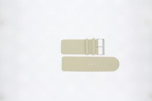 Jacques Lemans horlogeband DC218 / BE Leder Beige 26mm