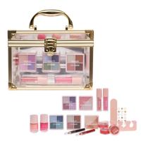 Make-up koffer met gouden frame