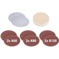 EINHELL set polijstomslagen/schuurschijven polijstkap