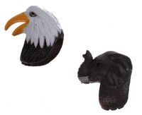 Tender Toys vingerpopjes arend en olifant 3,5 cm - thumbnail