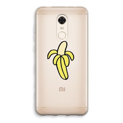 Banana: Xiaomi Redmi 5 Transparant Hoesje