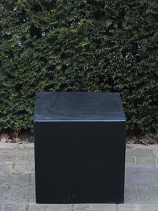 Sokkel light cement, zwart, 30x30x30 cm