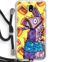 Loot Burger: Samsung Galaxy J7 (2017) Transparant Hoesje met koord