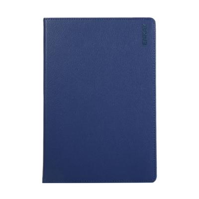ENKAY 360 graden rotatie Lichi textuur lederen draagtas met houder voor Samsung Galaxy tab S6 10 5 T860/T865 (donkerblauw)