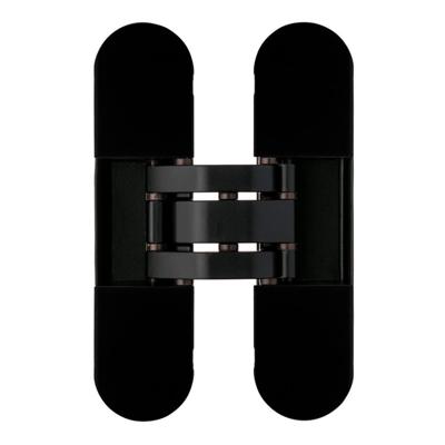 Ivana 55240 onzichtbaar scharnier [3st] 60 kg mat zwart