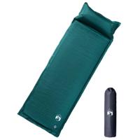 VidaXL Kampeermatras met kussen zelfopblazend 1-persoons groen