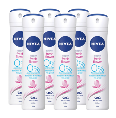 Nivea Fresh Flower Deodorant Spray Voordeelverpakking Nivea Fresh Flower Deodorant Spray Voordeelverpakking
