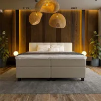 Boxspring 160x200 Cm Koudschuim + 10 Cm Incl. Montage Direct Leverbaar Nova Spring - Dekbed-Discounter.nl