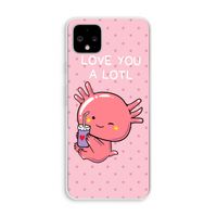 Love You A Lotl: Pixel 4 XL Transparant Hoesje