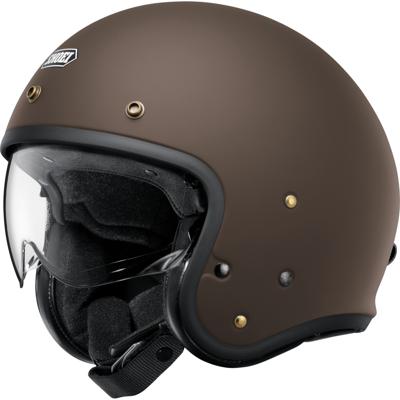 SHOEI J.O2, Jethelm of scooter helm, Mat bruin