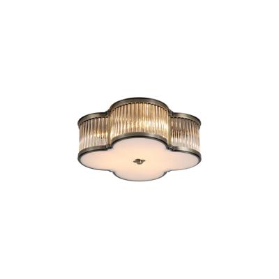 Searchlight PlafondlampLotus antiek messing Ø 39cm - 77210-3AB