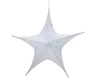Kerstster Polyester Parelmoer 80cm