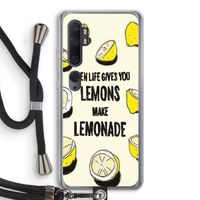 Lemonade: Xiaomi Mi Note 10 Pro Transparant Hoesje met koord
