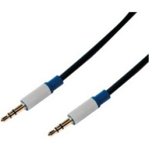 LogiLink BASC15 1.5m 3.5mm 3.5mm Zwart, Blauw, Grijs audio kabel