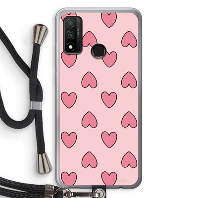 Ondersteboven verliefd: Huawei P Smart (2020) Transparant Hoesje met koord