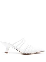 Vic Matie mules en cuir 65 mm - Blanc - thumbnail