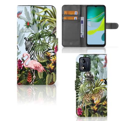 Telefoonhoesje | Met pasjeshouder | voor Motorola Moto E13 4G Jungle