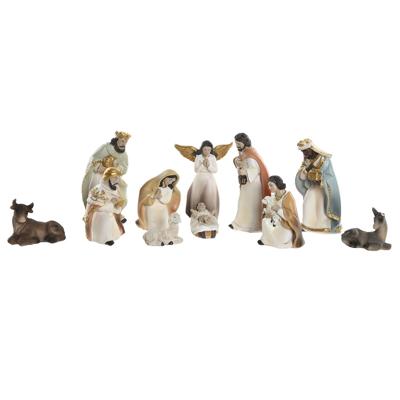 Kerststal set Home ESPRIT Multicolour Hars