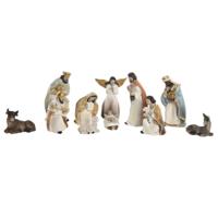 Kerststal set Home ESPRIT Multicolour Hars