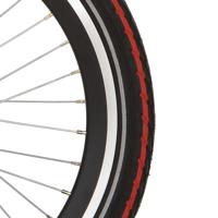 Deli Tire buitenband sa-206 20 x 1.75 zw rode streep refl