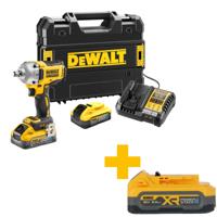 DeWALT DCF891H2T Accu slagmoersleutel 812Nm 1/2" frictiering 18V XR POWERSTACK 5.0Ah in TSTAK