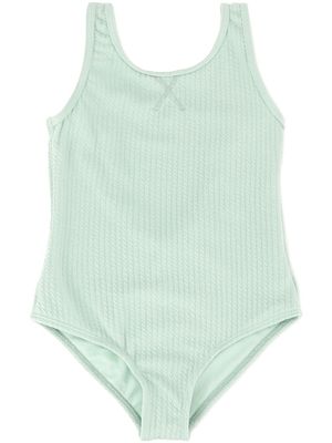 Duskii Girl maillot de bain Aya texturé - Vert