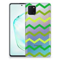 Samsung Galaxy Note 10 Lite | TPU bumper | Zigzag Groen