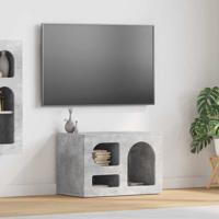 TV-kast Beton Grijs 60 x 35 x 40 cm Bewerkt hout