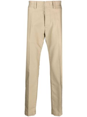 TOM FORD pantalon droit à plis marqués - Tons neutres