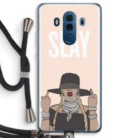 Slay All Day: Huawei Mate 10 Pro Transparant Hoesje met koord
