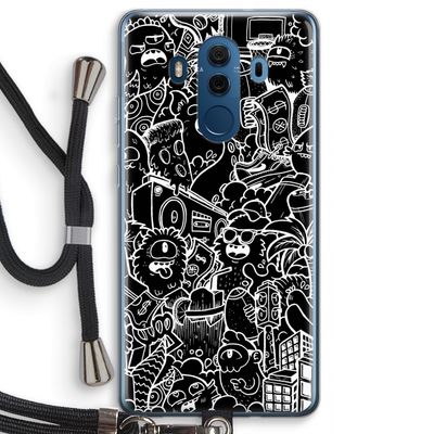 Vexx Black City : Huawei Mate 10 Pro Transparant Hoesje met koord