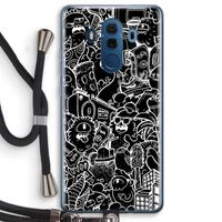 Vexx Black City : Huawei Mate 10 Pro Transparant Hoesje met koord