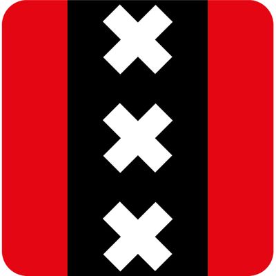 30x stuks Amsterdam onderzetters / bierviltjes van karton