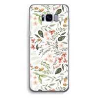 Sweet little flowers: Samsung Galaxy S8 Plus Transparant Hoesje