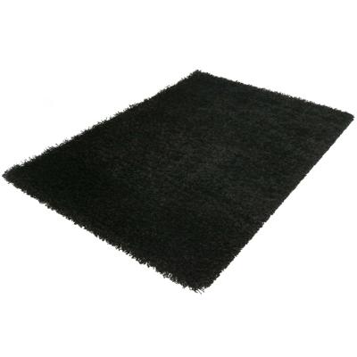 Hoogpolig Vloerkleed Shaggy Plus 1074 Zwart 200 x 290 cm