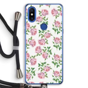 Kleine roosjes: Xiaomi Mi Mix 3 Transparant Hoesje met koord