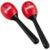 Nino Percussion NINO569R kunststof maracas rood