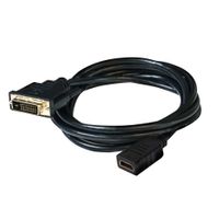 CLUB3D DVI to HDMI 1.4 Cable M/F 2 meter Bidirectional - thumbnail