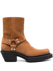 VTMNTS bottines Harness 70 mm en daim - Marron