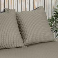 Dommelin Dommelin Sierkussenhoes Chicago Satijn 300TC Taupe 40x40 cm
