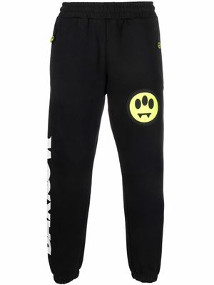 BARROW pantalon de jogging à logo imprimé - Noir