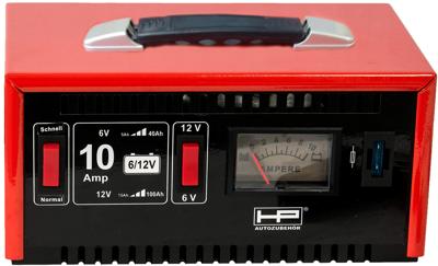 HP Charger 6/12v 10a 15-120ah, metal