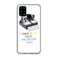 Smile: Samsung Galaxy M31 Transparant Hoesje