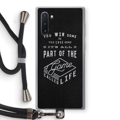 Life: Samsung Galaxy Note 10 Transparant Hoesje met koord