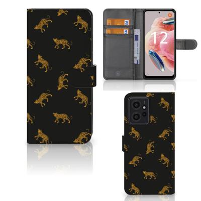 Telefoonhoesje | Met pasjeshouder | voor Xiaomi Redmi Note 12 4G Leopards