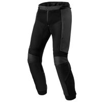 REV'IT! Ignition 4 H2O pants, Leder motorbroek heren, Zwart kort