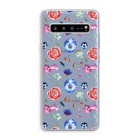 Bloemetjes: Samsung Galaxy S10 5G Transparant Hoesje Bloemetjes: Samsung Galaxy S10 5G Transparant Hoesje